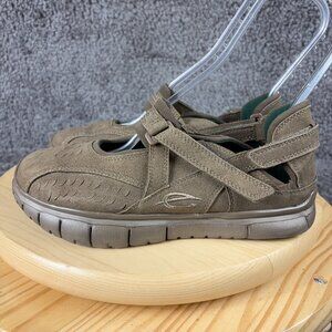 Kalso Earth Shoes Mary Jane Womens Size 9 Khaki Vegan Negative Heel Minimalist